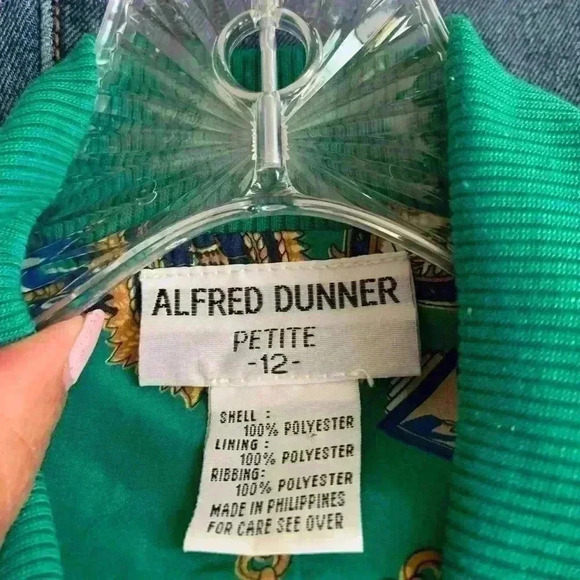 Alfred  Dunner vintage beautiful colour jacket. Fall season start - Picture 8 of 9